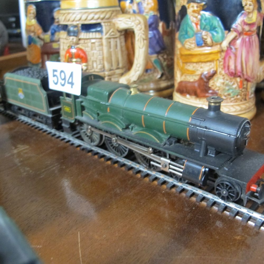 Lot 594: GWR Style 4-6-0 Steam Locomotive and Tender Model,...