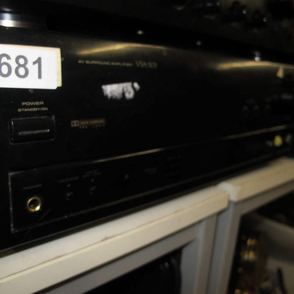 Lot 681: Pioneer AV Surround Amplifier, Capacity Not Specified