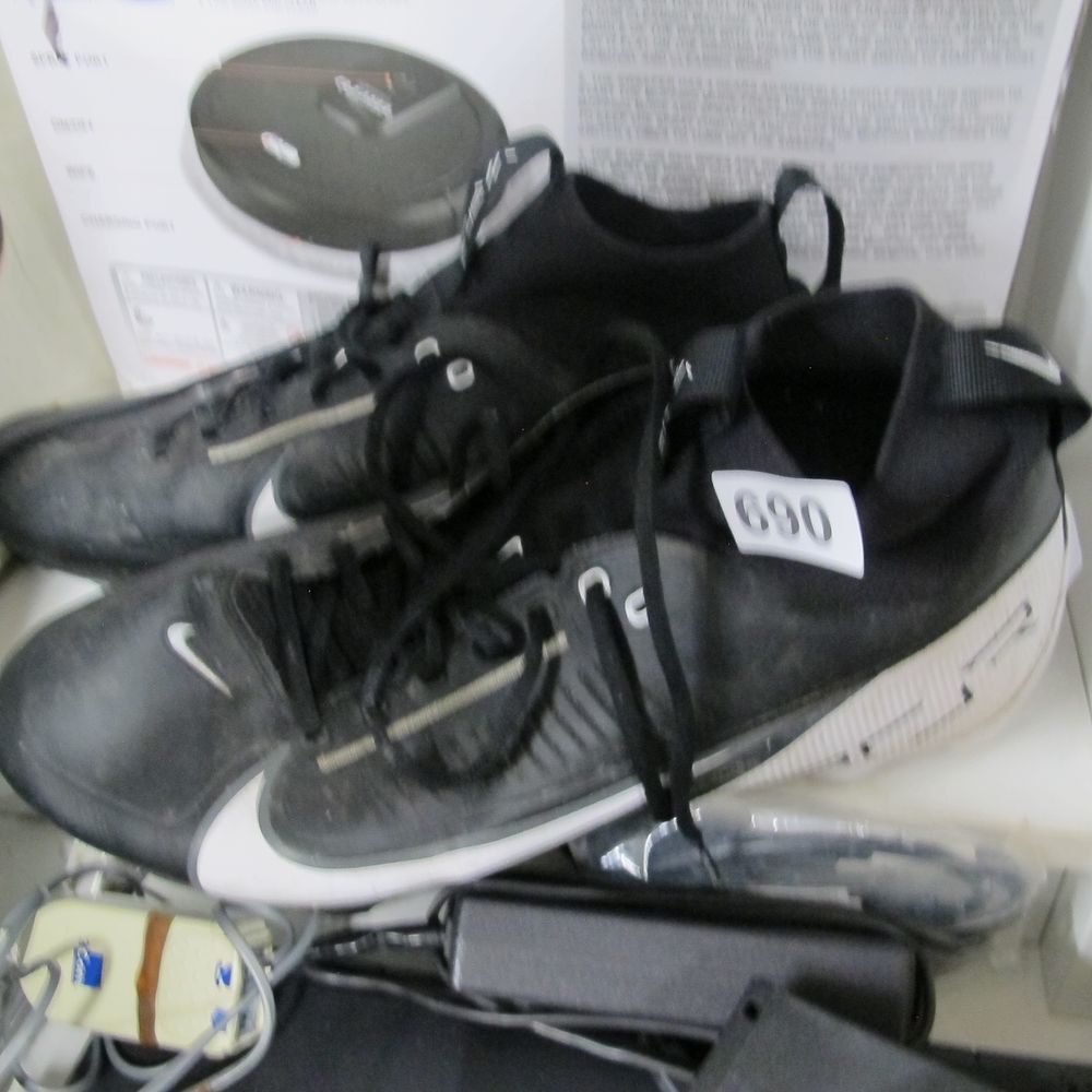 Lot 690: Nike, Adapt BB 1.0 Electronic Basketball Sneakers, Flyknit...