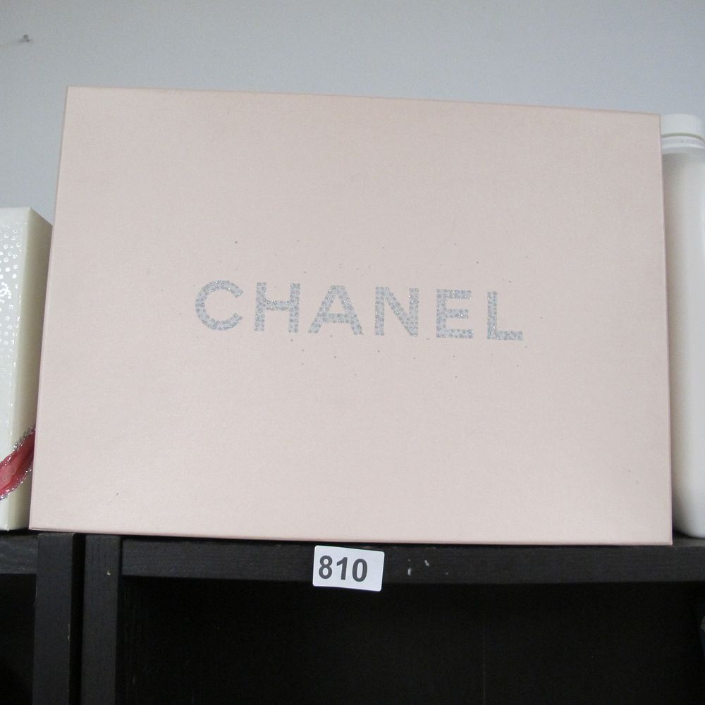 Lot 810: Chanel Limited Edition Pink Presentation Box with Silver...
