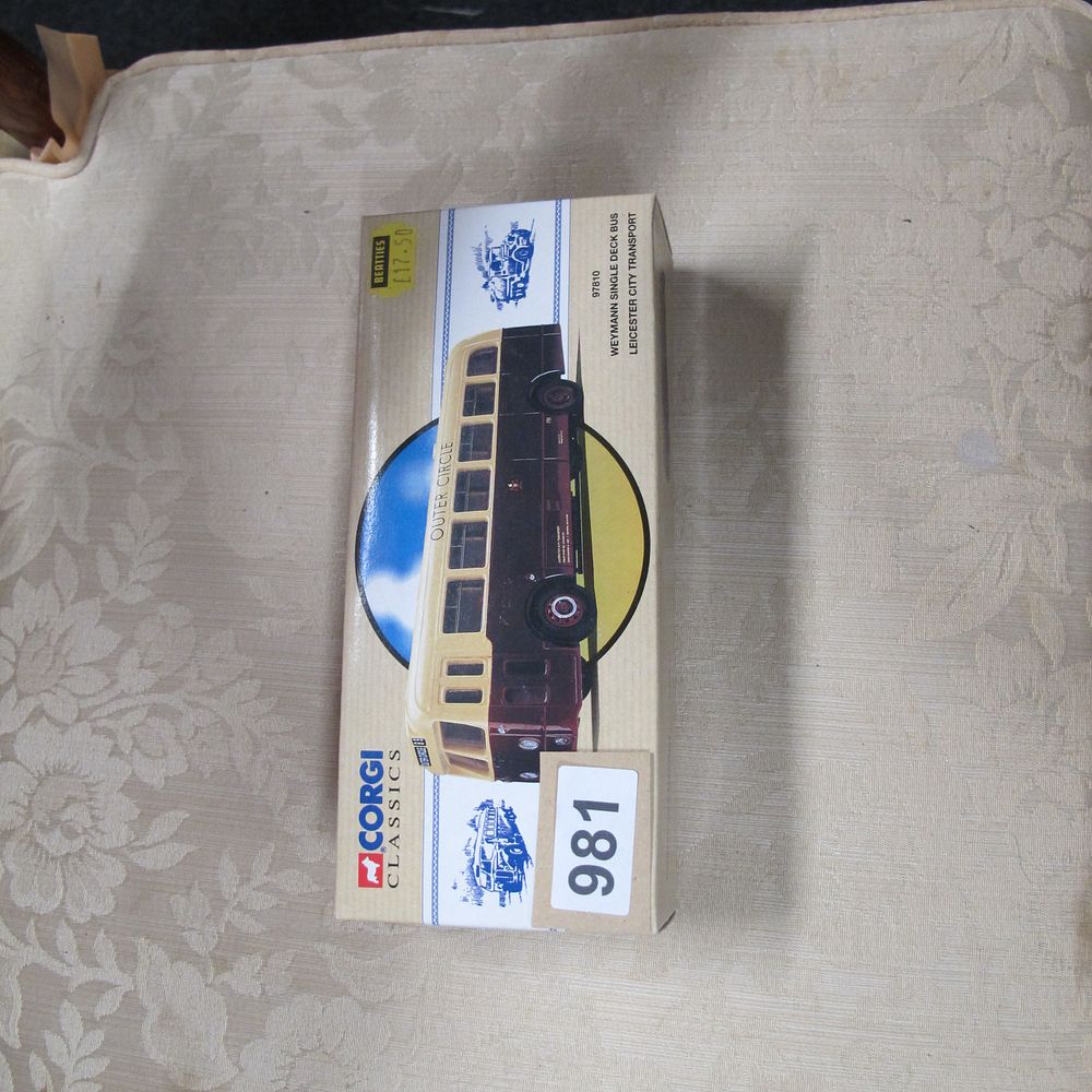 Lot 981: Corgi Classics 97810 Weymann Single Deck Bus, Leicester...