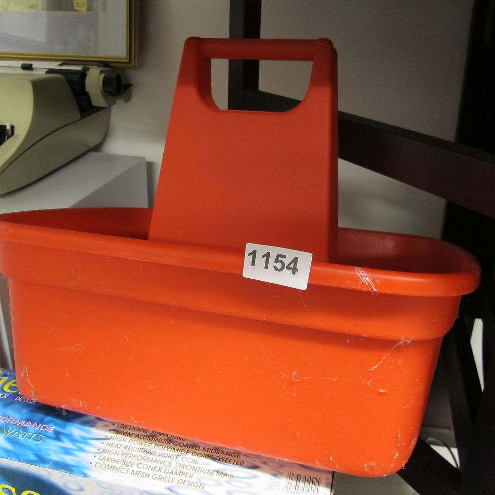 Lot 1154: Romanoff Products Large Utility Caddy, Modern Industrial Style,...