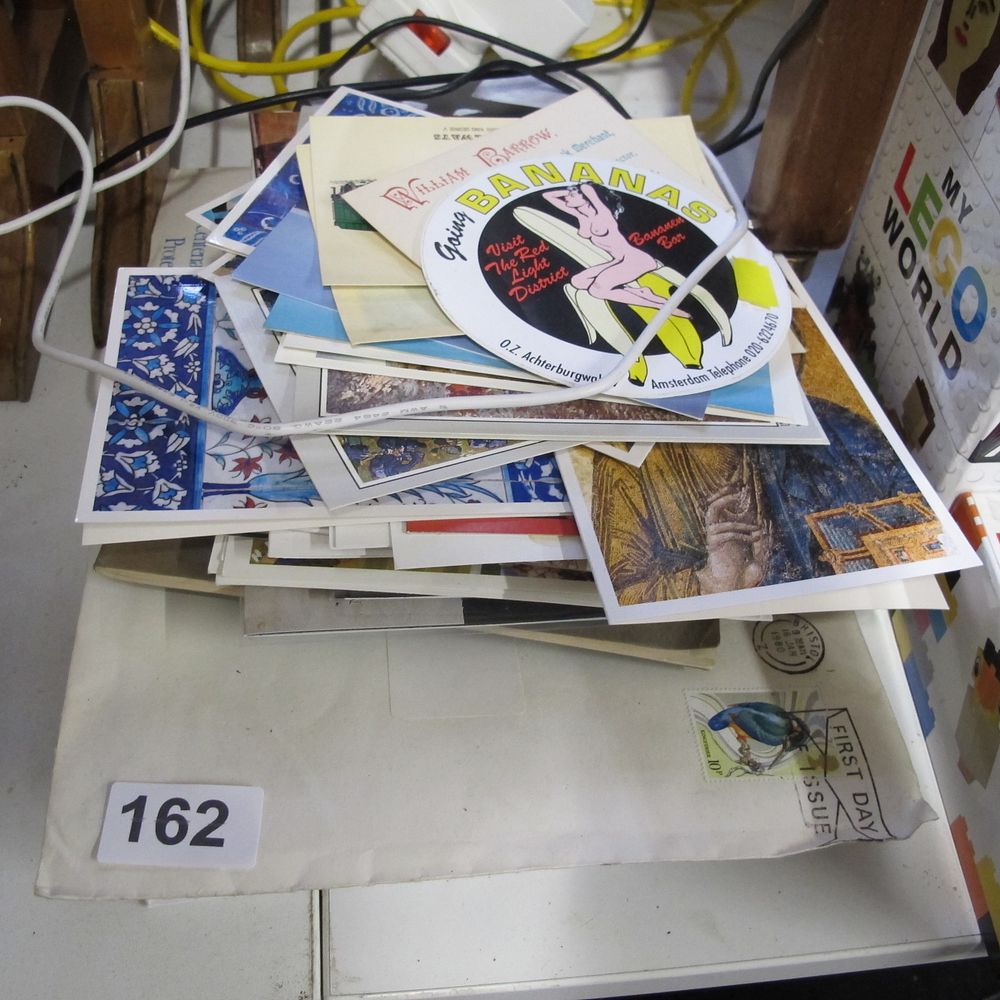 Lot 162: A Collection of Vintage Postcards and Ephemera Including...