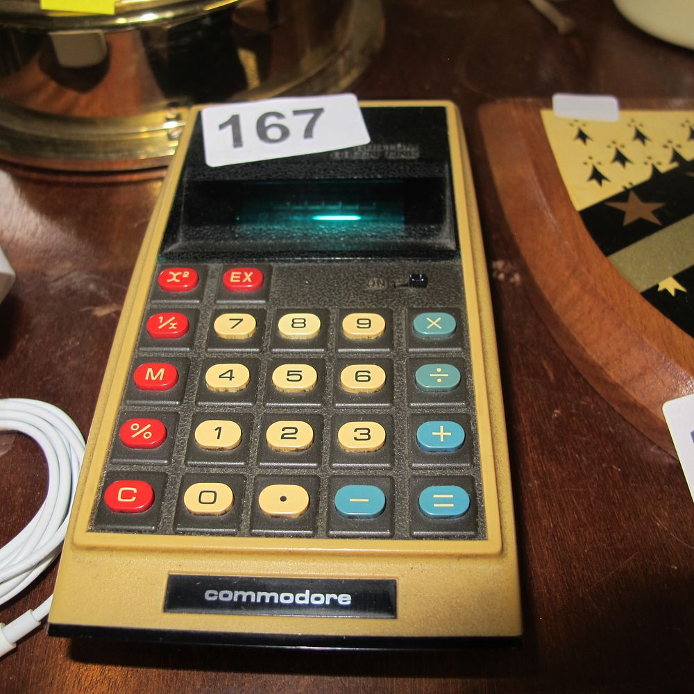 Lot 167: A Vintage Commodore Green Line GL-997R Electronic Calculator