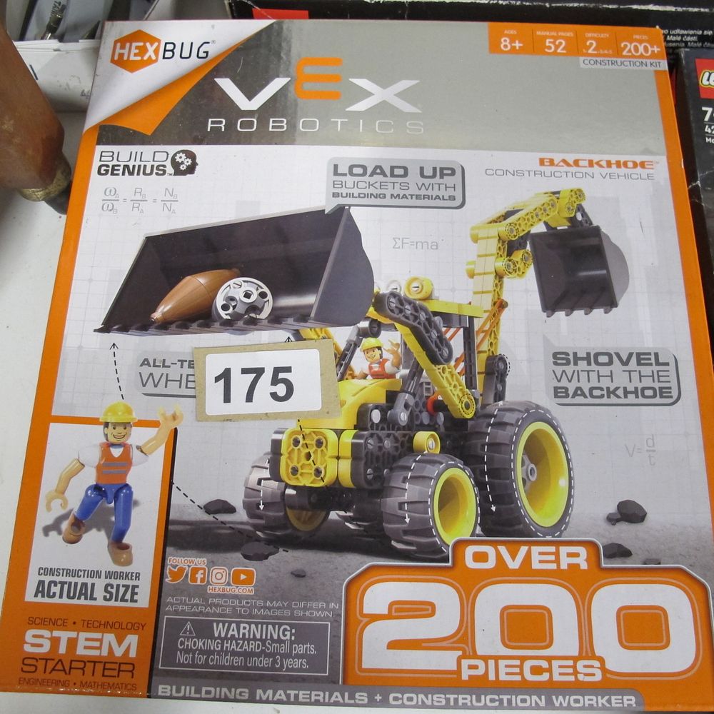 Lot 175: Hexbug Vex Robotics Backhoe STEM Starter Construction Kit