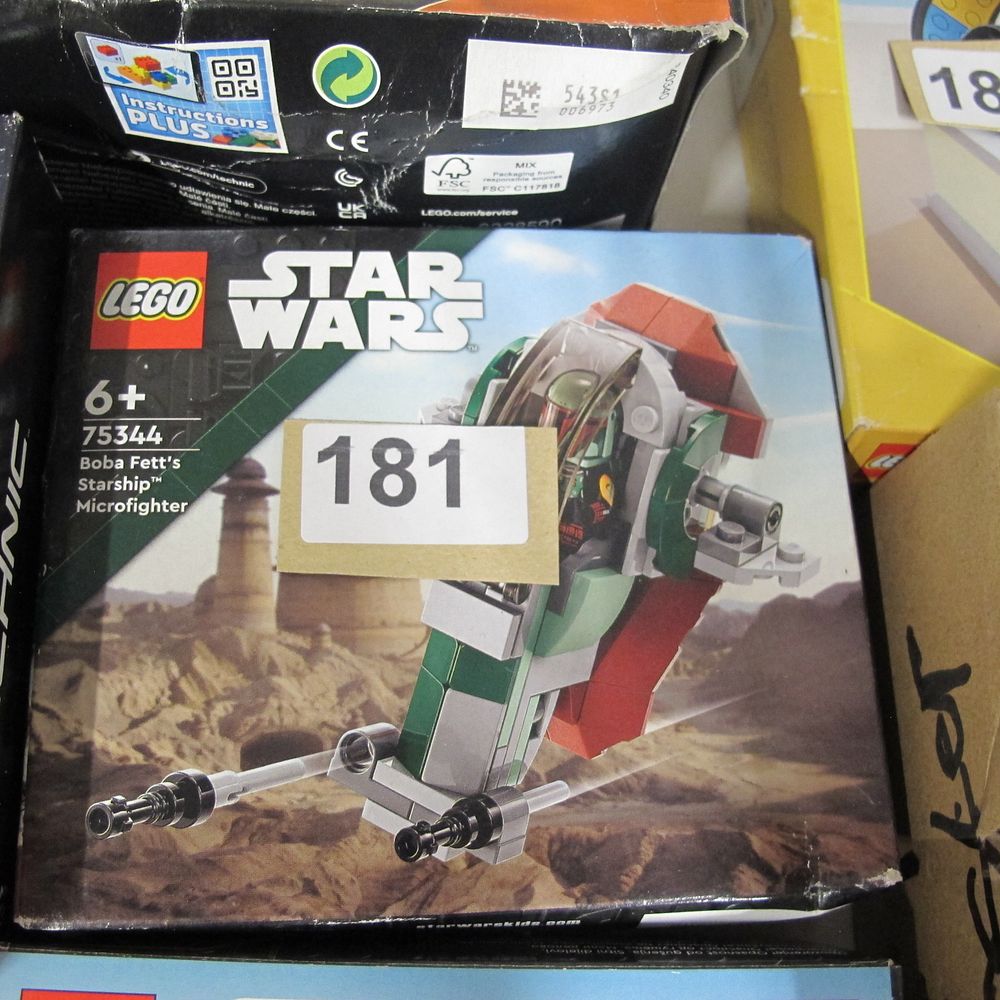 Lot 181: A LEGO Star Wars Boba Fett's Starship Microfighter...