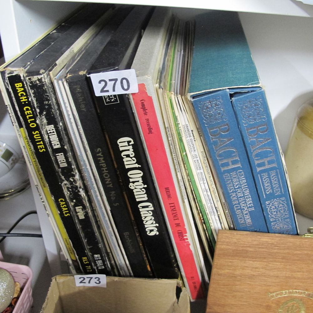 Lot 270: A Collection of Classical Music Vinyl Record Box...
