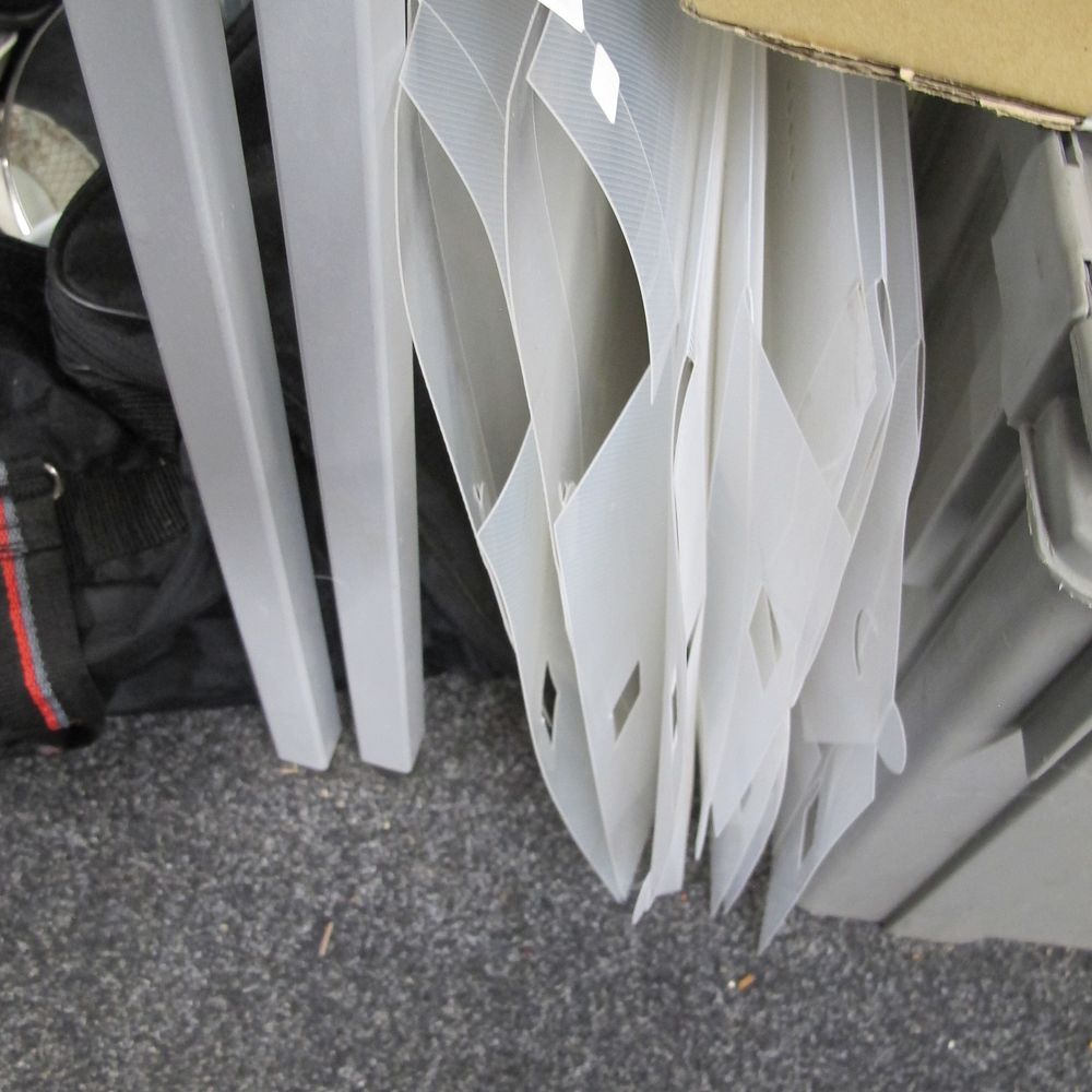 Lot 281: plastic shoe boxes