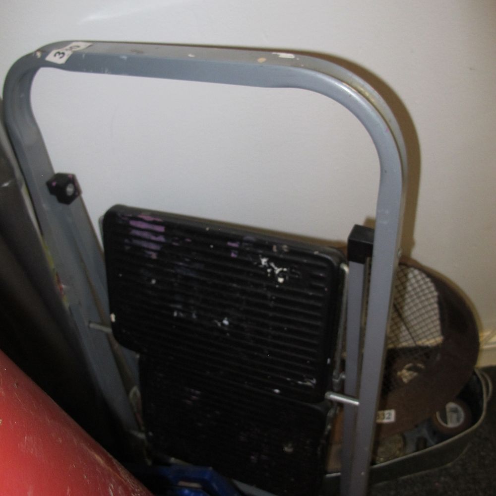 Lot 330: A Modern Folding Metal Step Stool