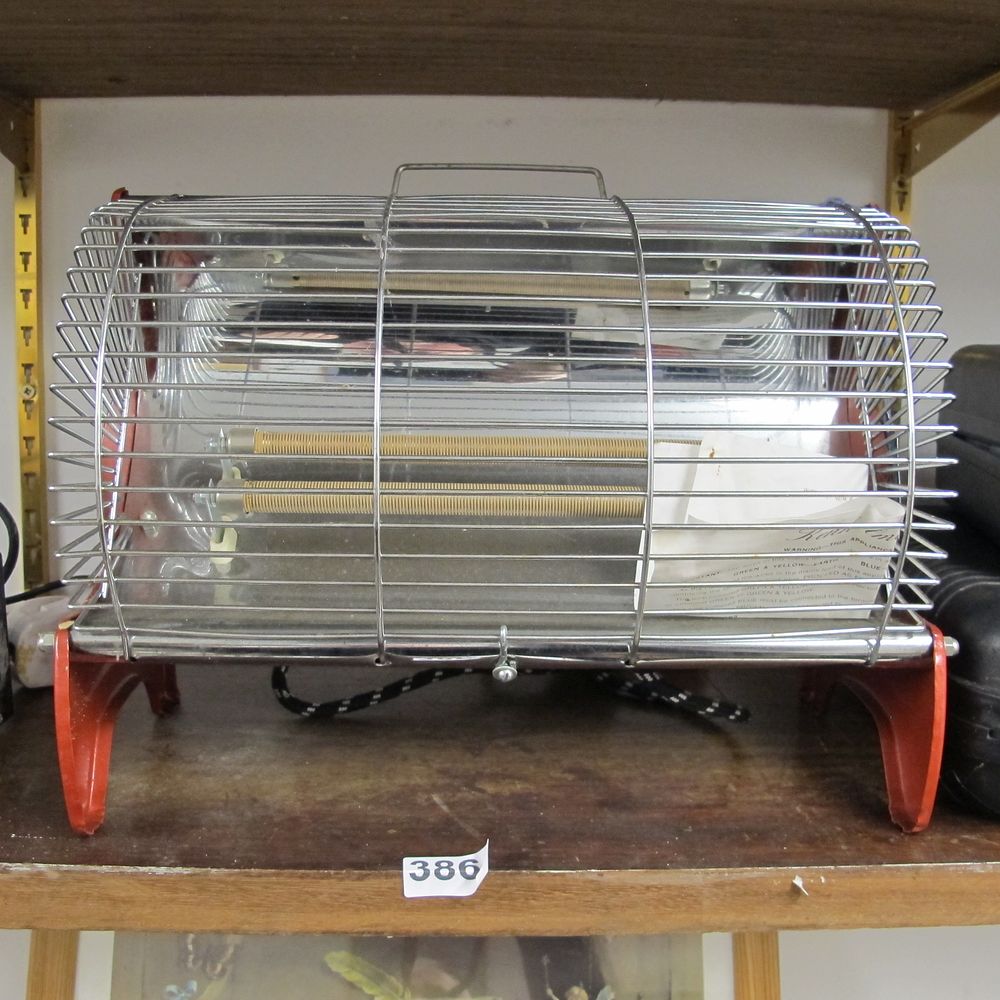 Lot 386: A Kenholm Two-Bar Electric Heater
