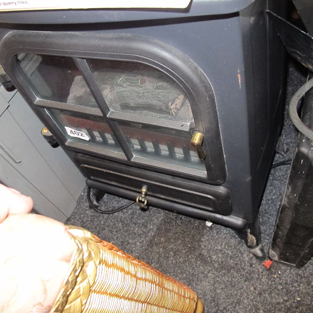 Lot 402: An Electric Stove Fireplace Heater Model ND180MM
