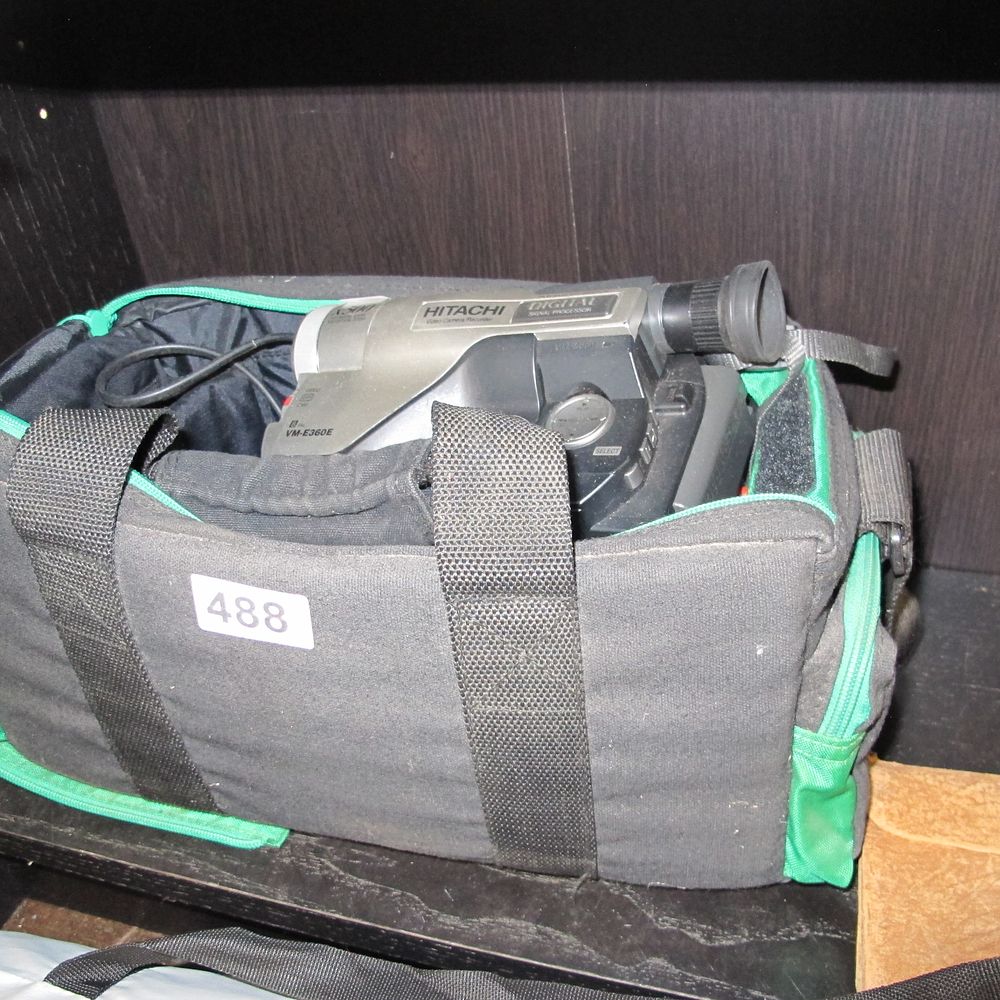 Lot 488: Hitachi VM-E360E Digital Signal Processor Video Camera Recorder...