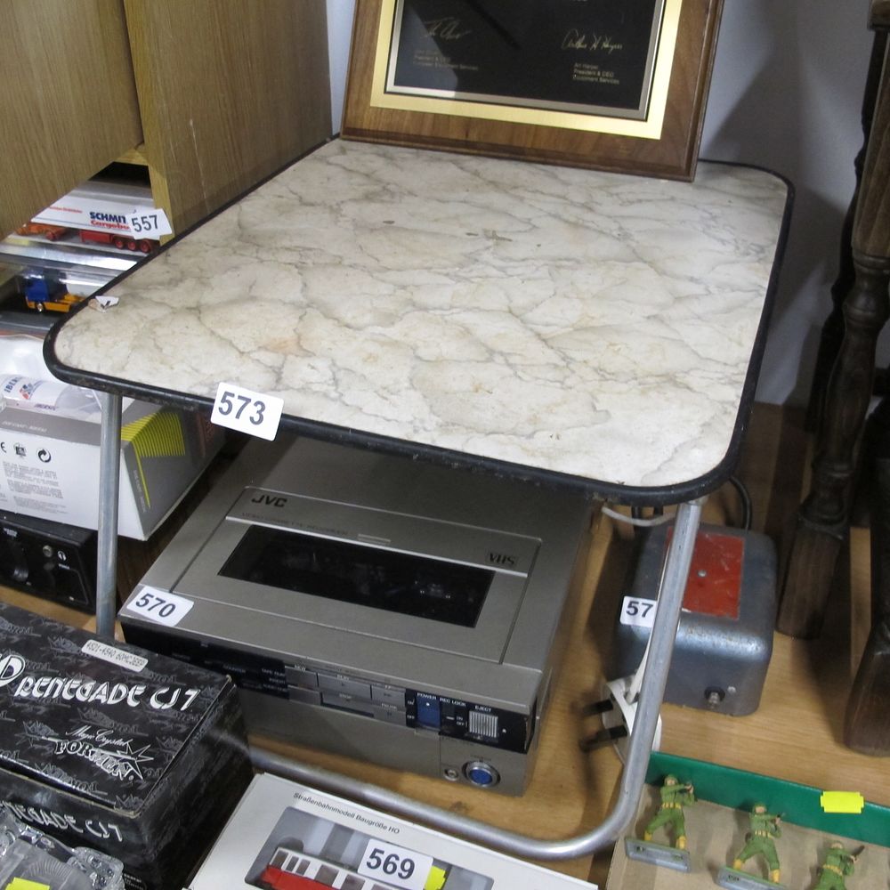 Lot 573: An Assortment of Vintage Household Items, Electronics, and...