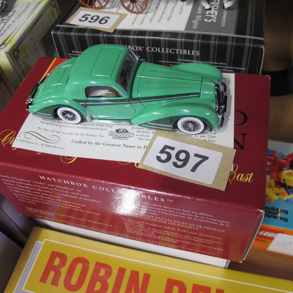 Lot 597: A 1946 Matchbox exclusive limited edition 1946 Delahaye...