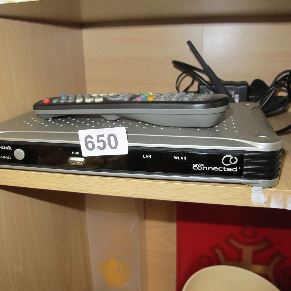 Lot 650: D-Link DSM-330 DivX Connected HD Media Player