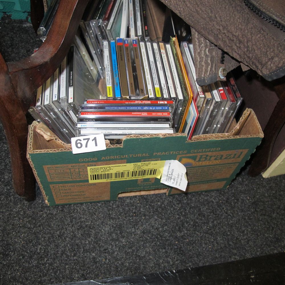 Lot 671: A Collection of Classical Music Compact Discs