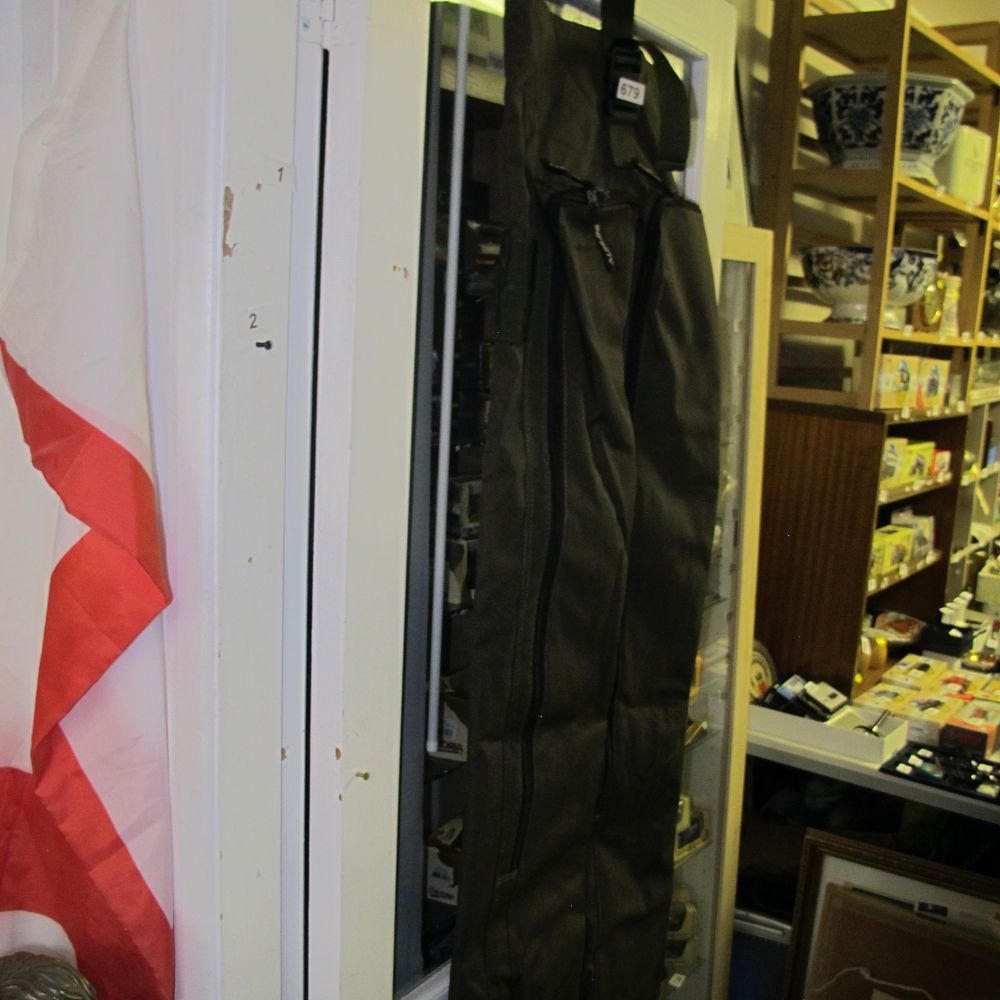 Lot 679: A top quality Synthetic Fabric fishing rod set...