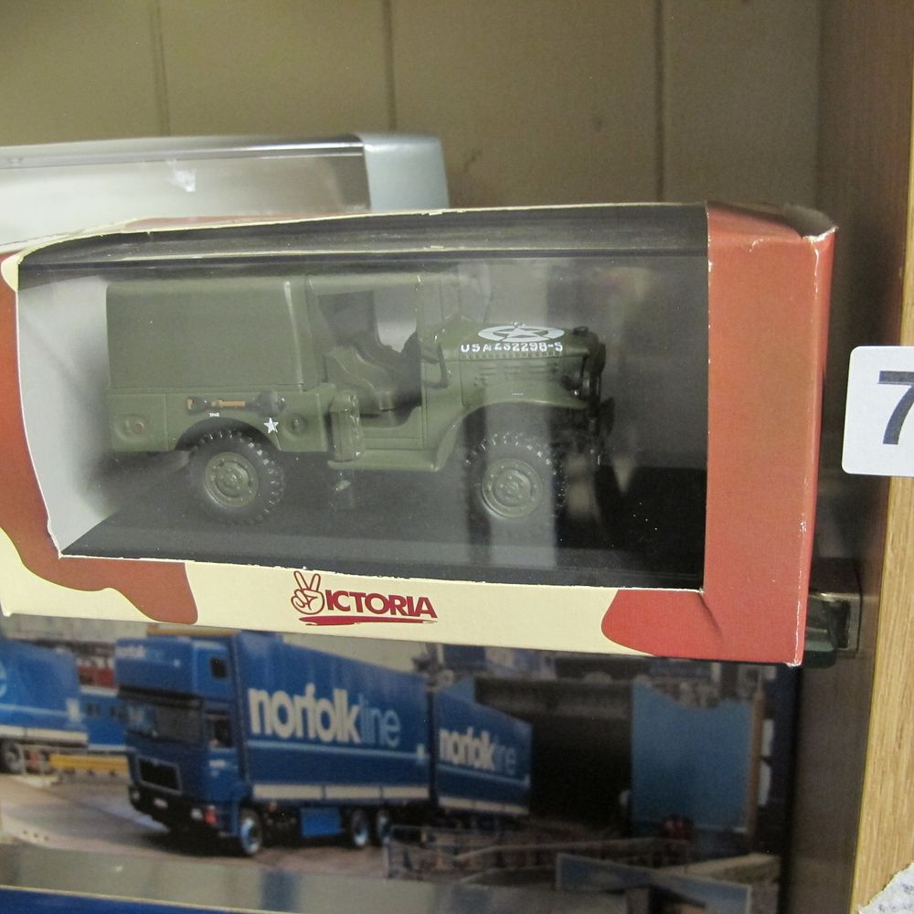 Lot 716: Victoria 1/43 Scale Die-Cast Dodge WC51 US Army...
