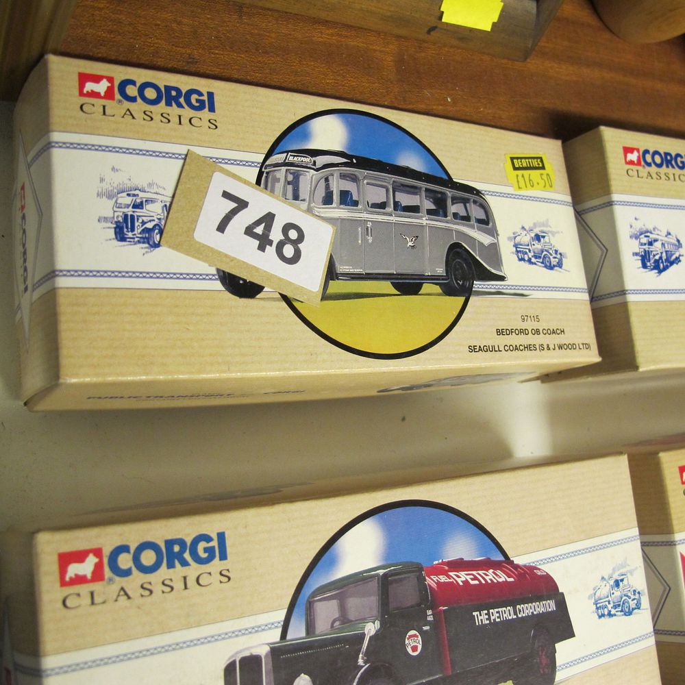 Lot 748: A Corgi Classics Die-Cast Commercial Bedford OB Coach...