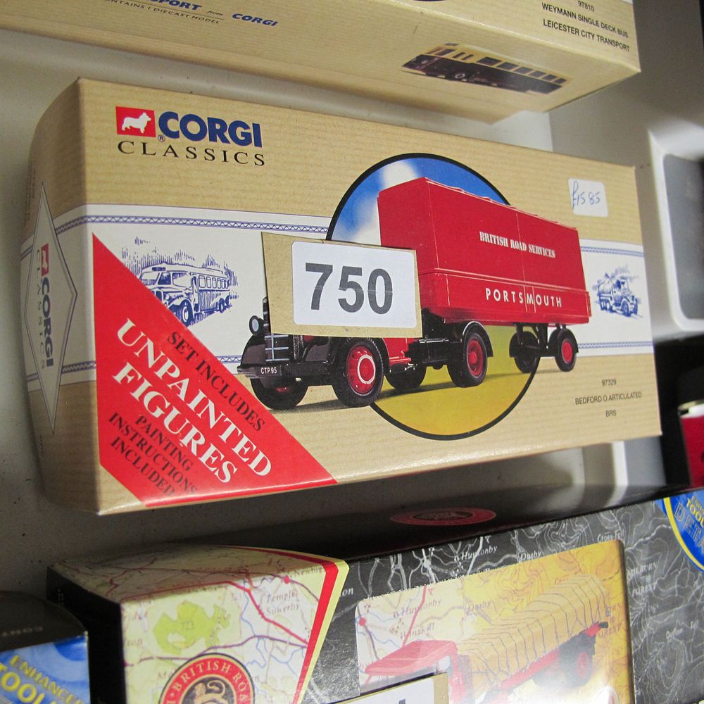 Lot 750: A Corgi Classics Die-Cast Model Commercial Vehicle Bedford...