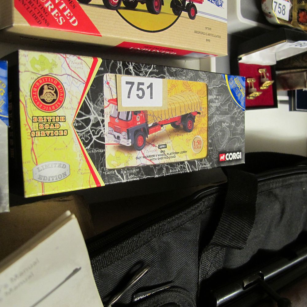 Lot 751: Corgi 1/50 Scale Guy Warrior 4 Wheel Platform...