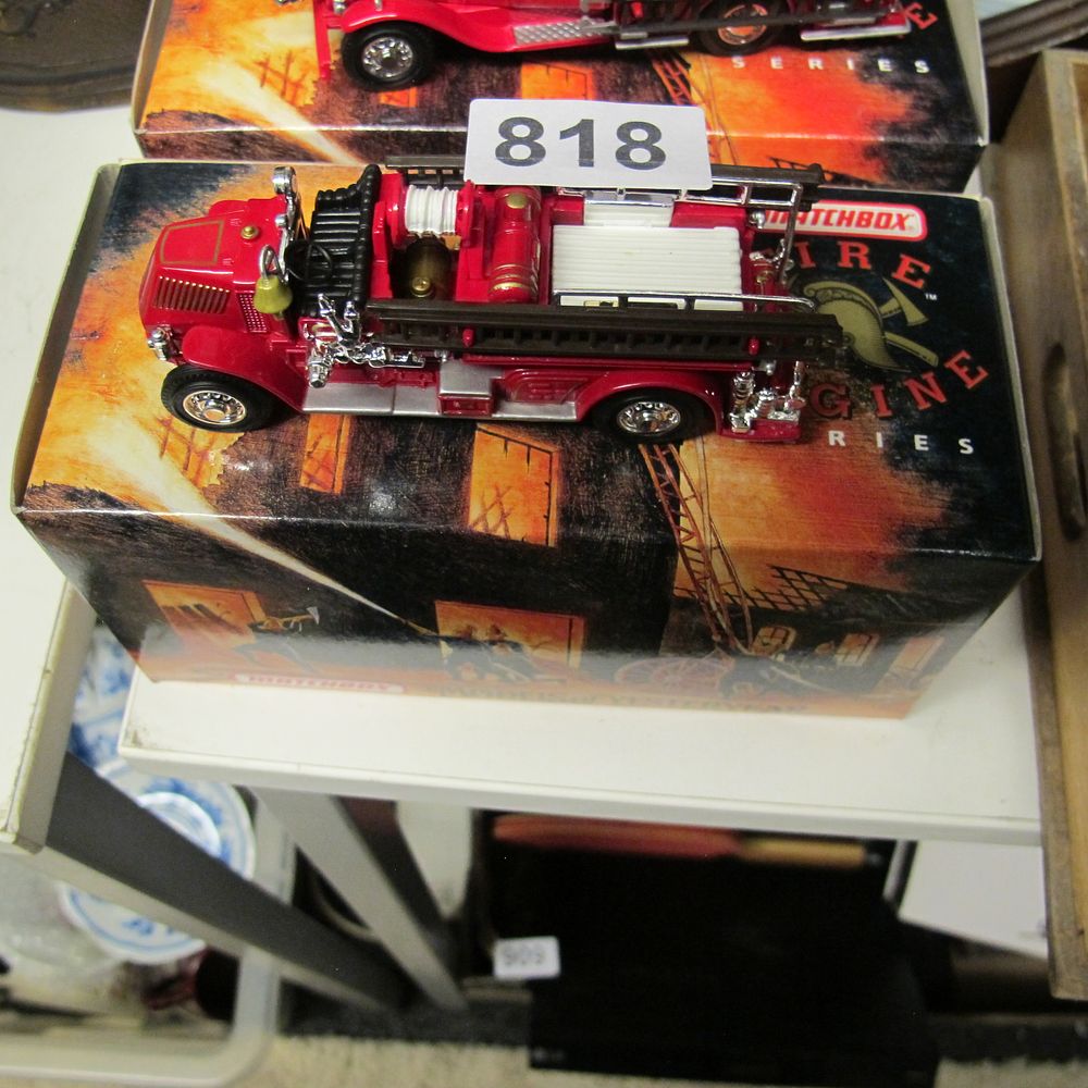 Lot 818: A Collection of Matchbox Models of Yesteryear Fire...