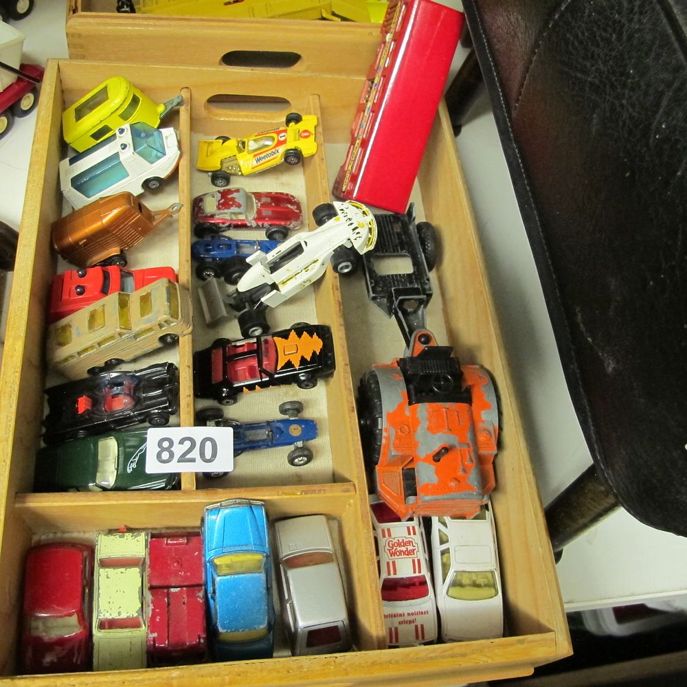 Lot 820: A Collection of Vintage Matchbox Lesney Die-Cast Toy...