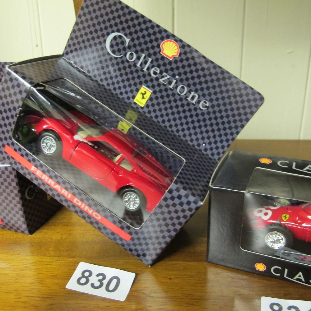 Lot 830: A Ferrari Shell Collezione and Classico Die-Cast Model...