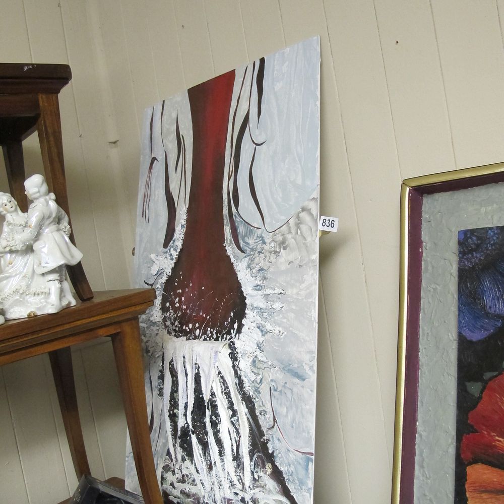 Lot 836: An Abstract Painting on Board