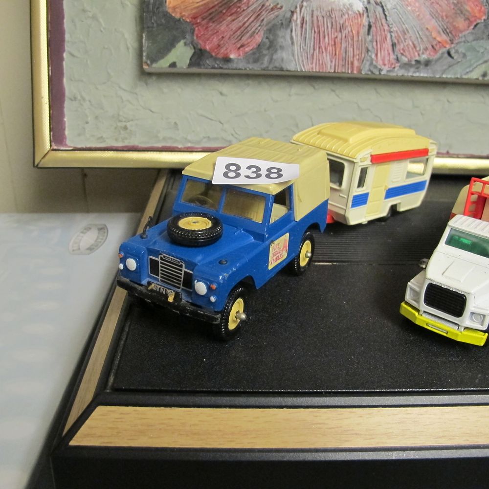 Lot 838: A Britains 1:32 Scale Die-Cast Farm jeep and...