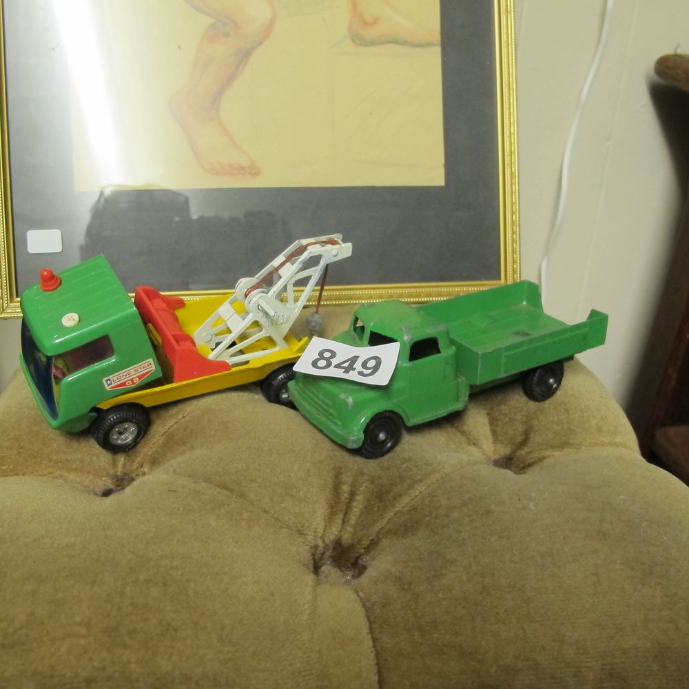 Lot 849: Two Vintage Toy Trucks Including a Lone Star...