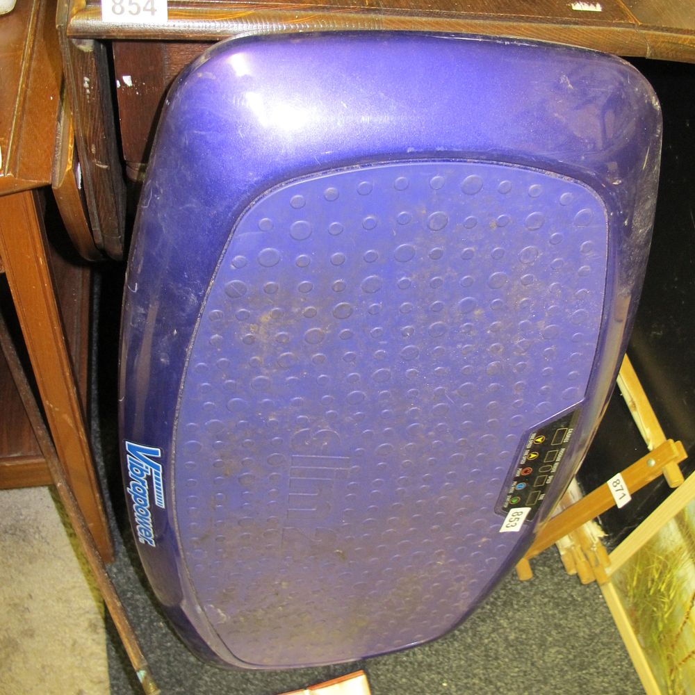 Lot 853: Vibrapower Slim 2 Vibration Plate Exercise Machine