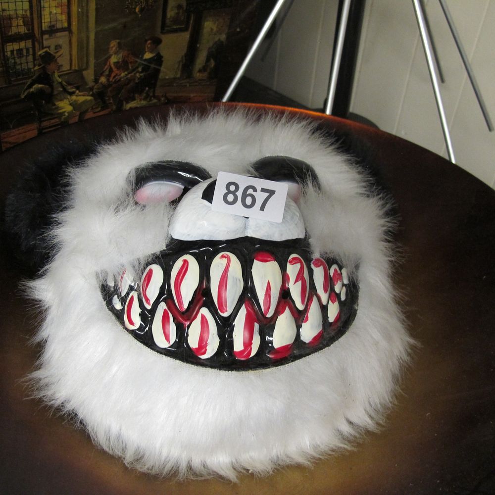 Lot 867: A Bloody Killer Panda Halloween Costume Mask