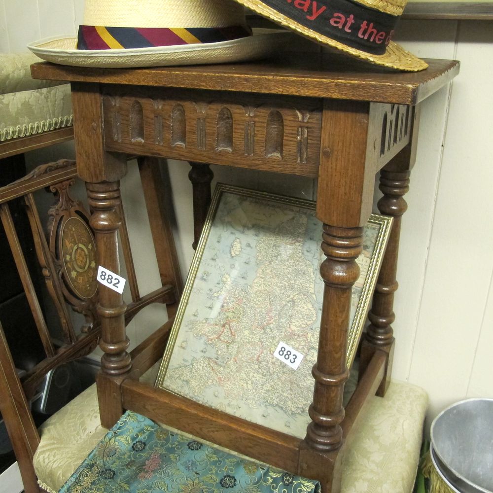 Lot 882: A Collection of Items Including a Gothic Style...