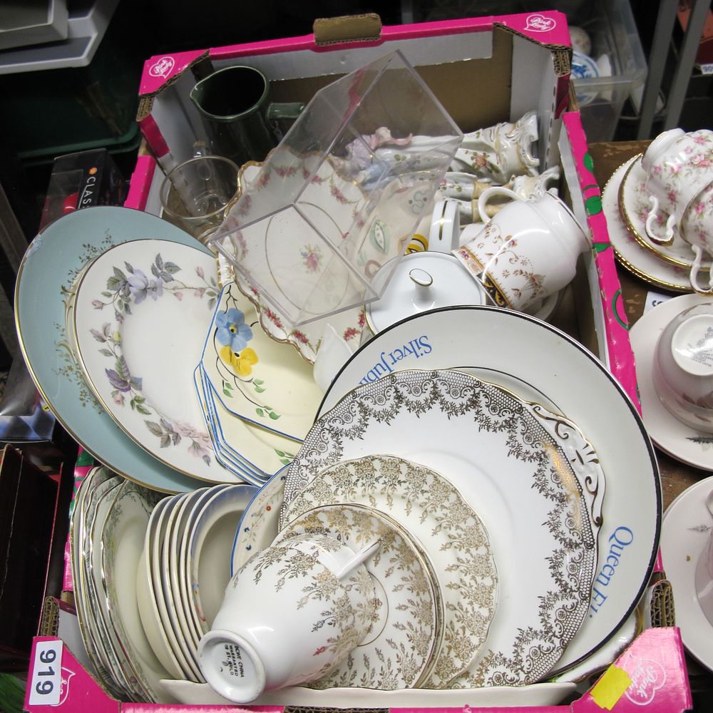 Lot 919: A Collection of English and Continental Bone China...