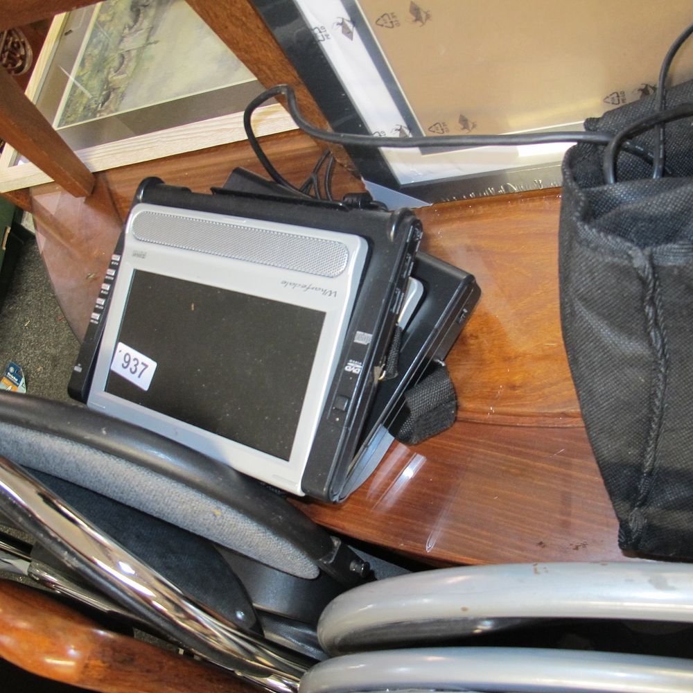 Lot 937: A Group of Venturer Portable DVD Players