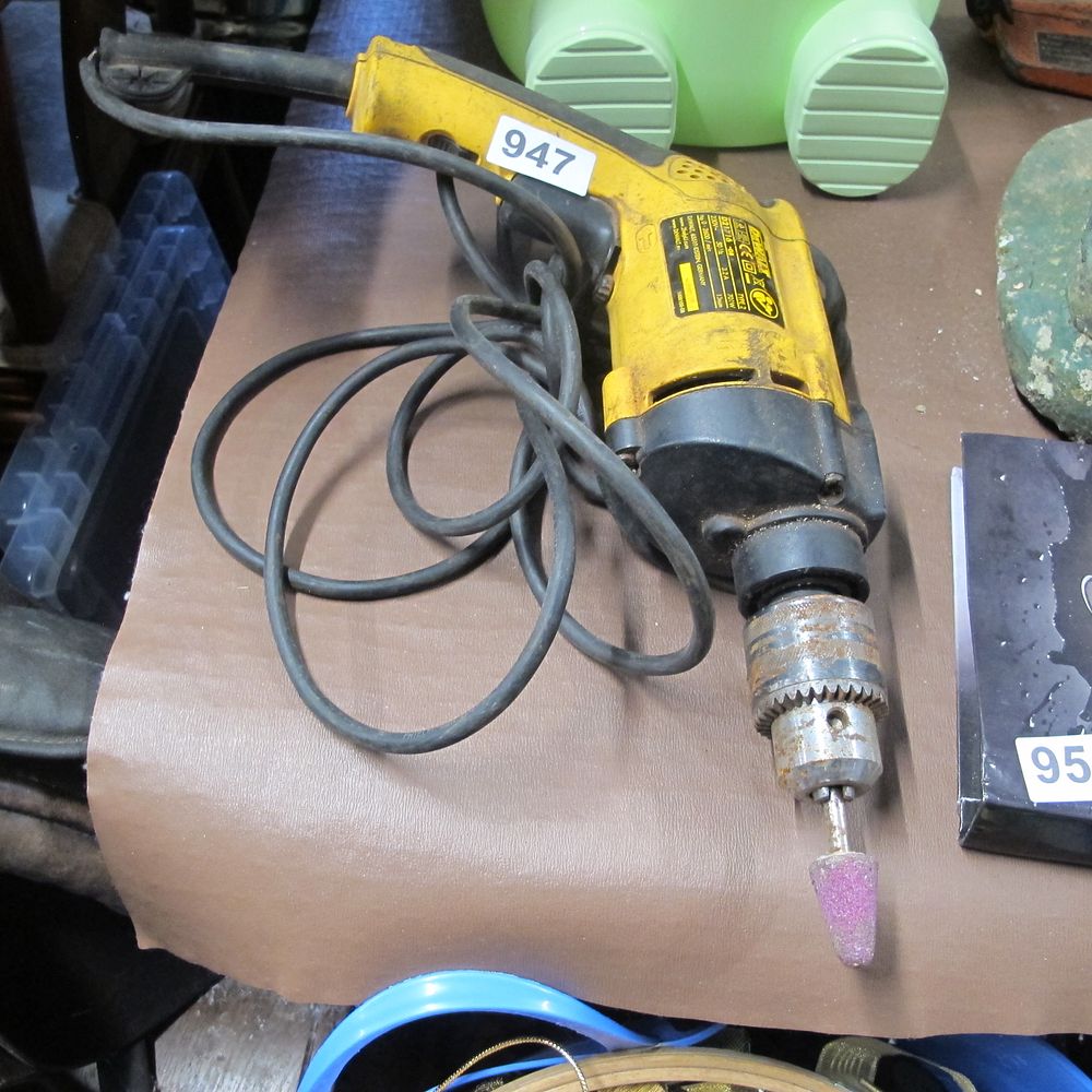 Lot 947: A DeWalt D21716-QS Corded Variable Speed Drill