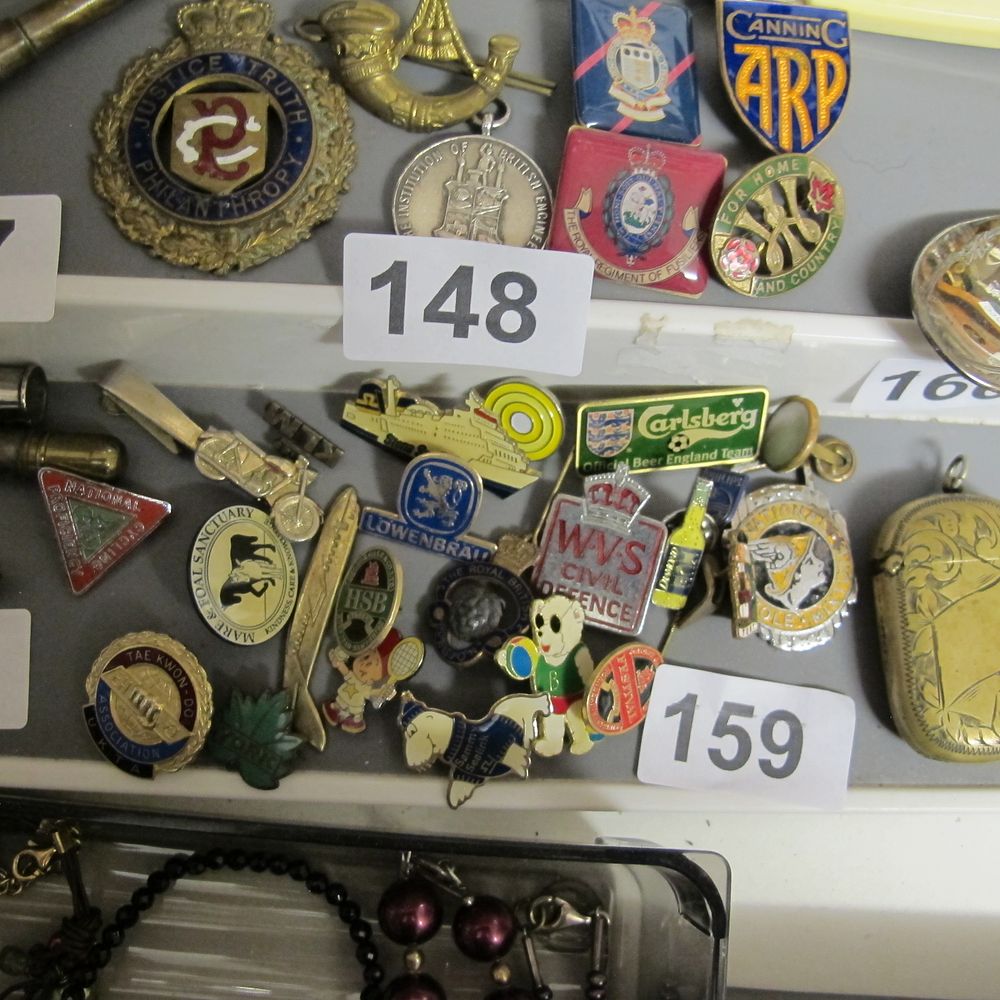 Lot 159: A Collection of British Military, Civil Defence, Fraternal,...