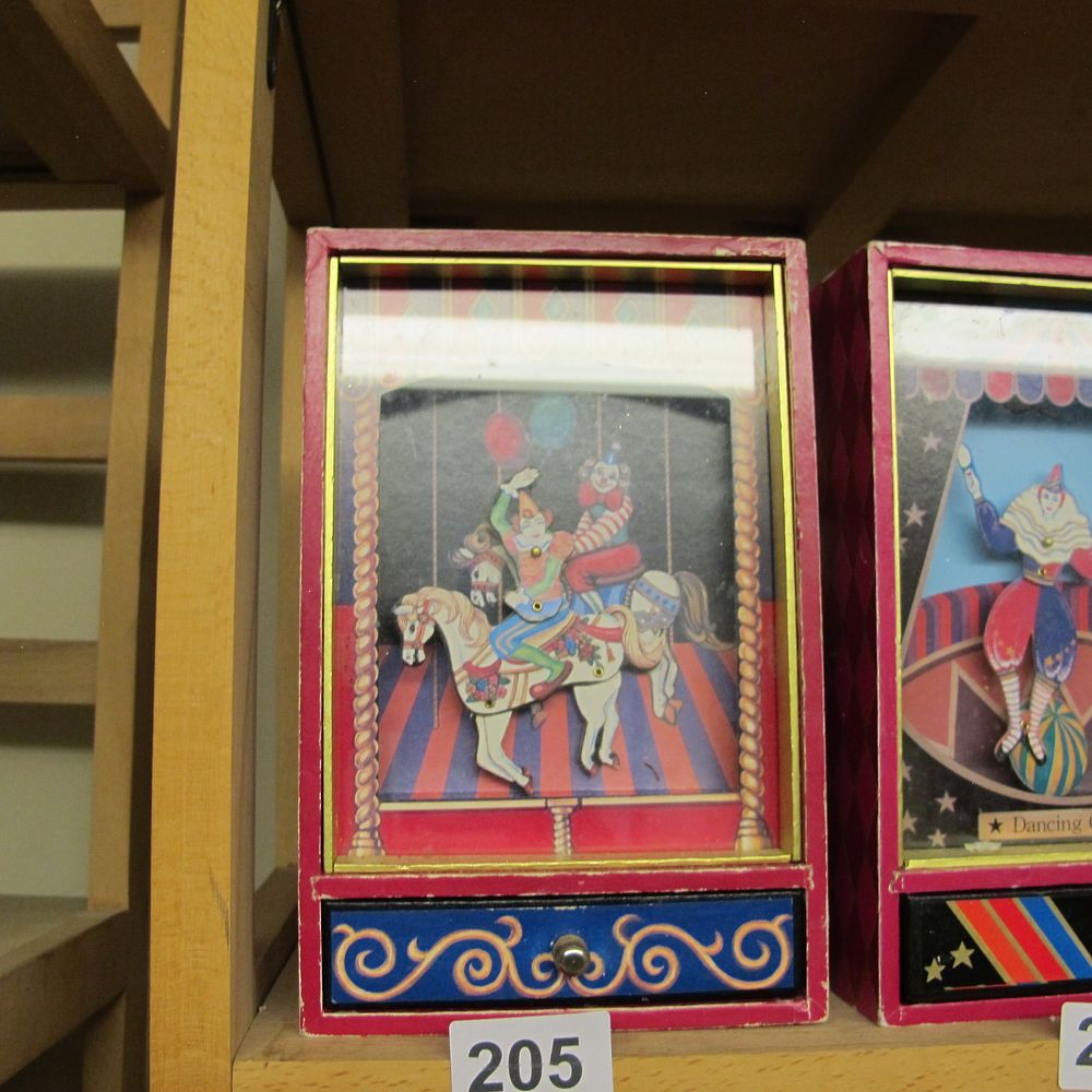 Lot 205: A Koji Murai Circus-Themed Mechanical Music Box Automaton
