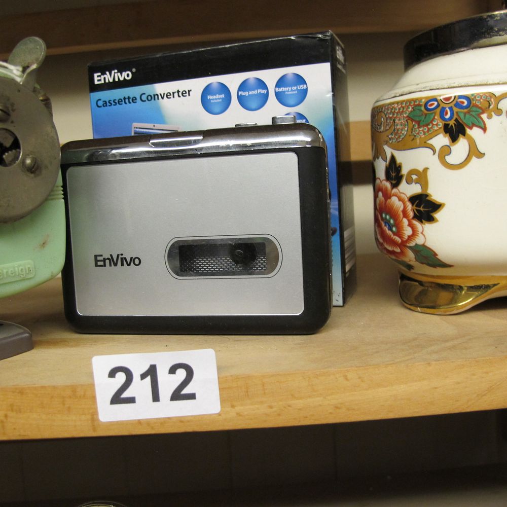 Lot 212: EnVivo USB Cassette to Digital Converter with Original...