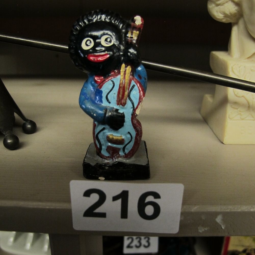 Lot 216: Robertson's Golly Band Double Bass Player Figurine