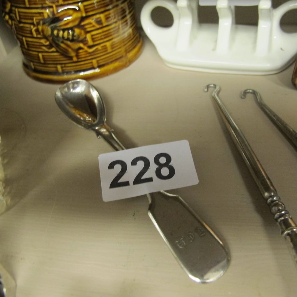 Lot 228:  Silver Spoon Weight 