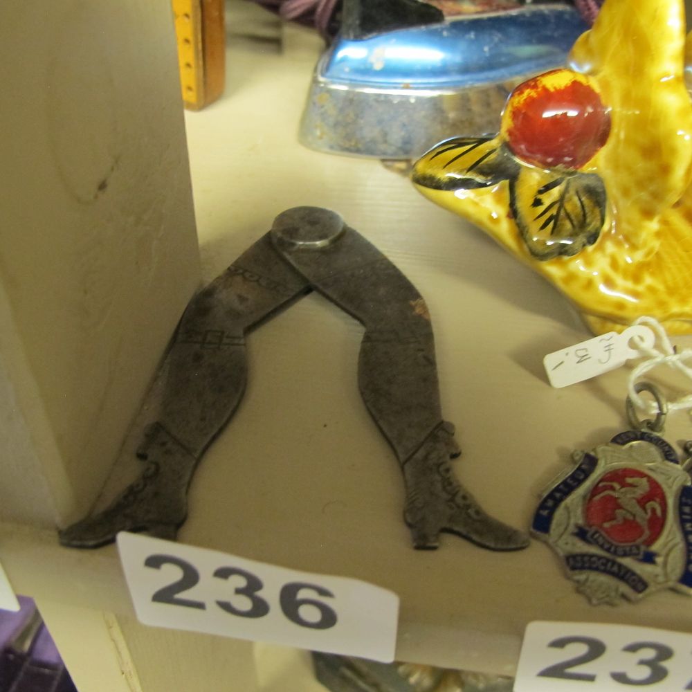 Lot 236: A Victorian Novelty Cast Metal Nutcracker Modelled as...
