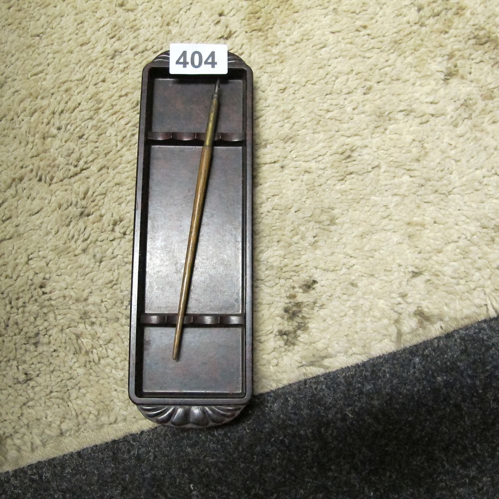 Lot 404: Two items: A Vintage Dip Pen and Moulded...