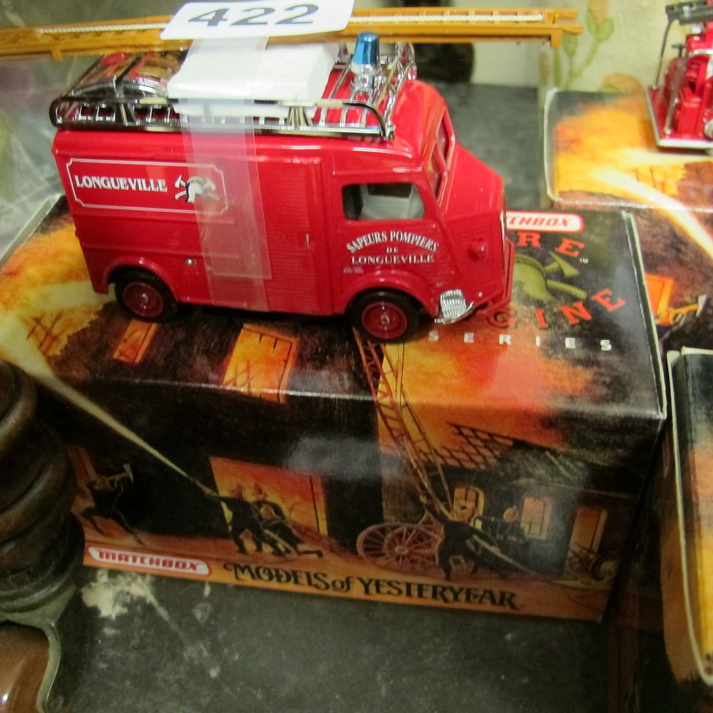 Lot 422: Matchbox Models of Yesteryear Fire Engine Series Citroen...