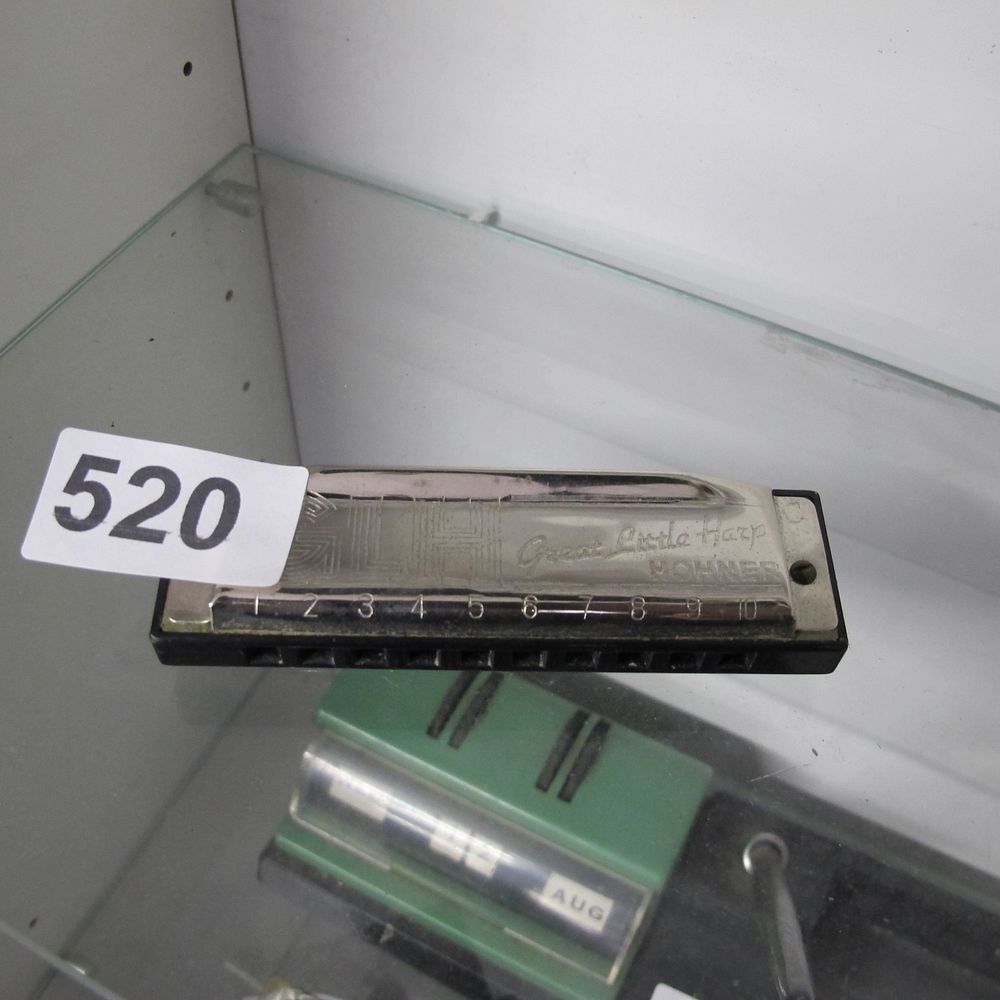 Lot 520: A Hohner GLH Great Little Harp Diatonic Harmonica