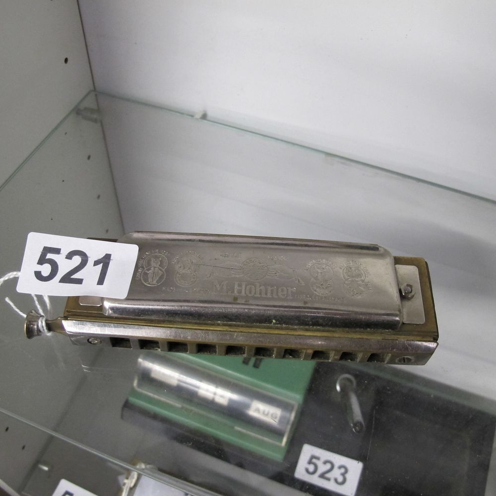 Lot 521: M. Hohner The Chromonica Model 260 10-Hole Chromatic...