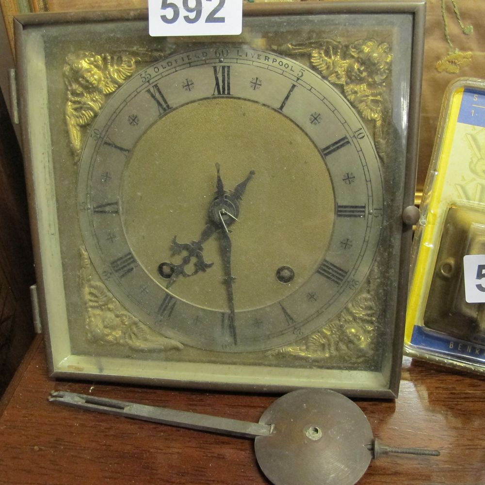Lot 592: An 18th Century Eight-Day Longcase Clock Movement and...