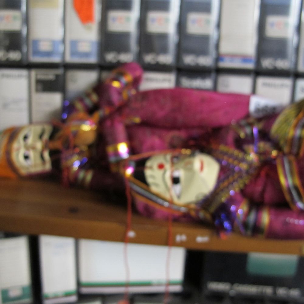 Lot 668: A Pair of Rajasthani Kathputli String Puppets
