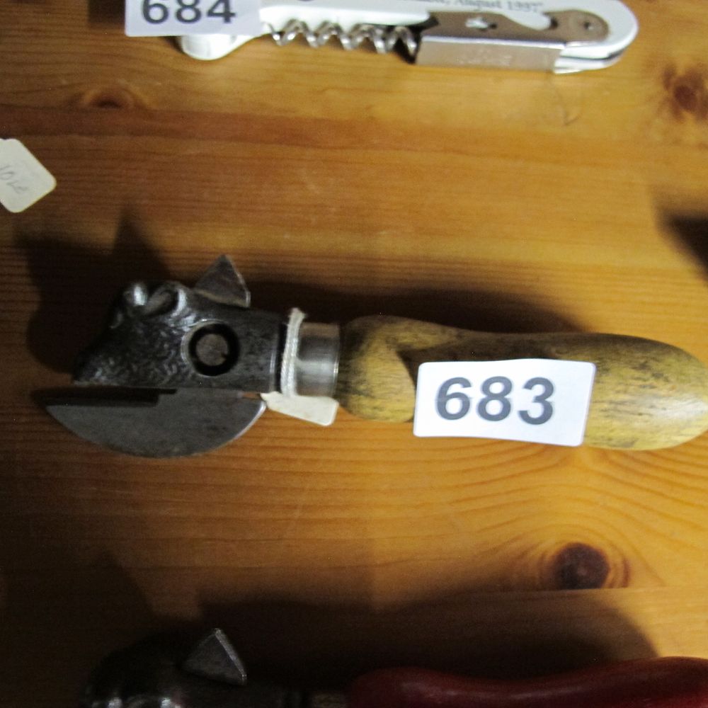 Lot 683: Two Vintage and Commemorative Tools Including a Bull...